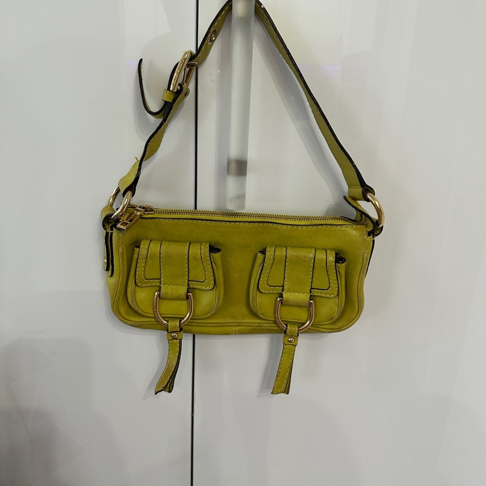 Stylish Olive Green Women's Shoulder Bag